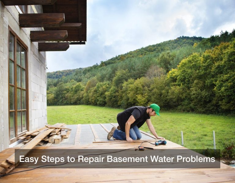 Easy Steps to Repair Basement Water Problems