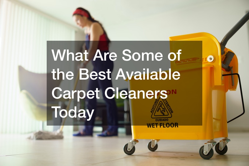 What Are Some of the Best Available Carpet Cleaners Today
