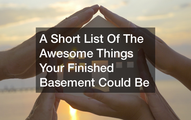 A Short List Of The Awesome Things Your Finished Basement Could Be