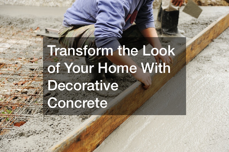 Transform the Look of Your Home With Decorative Concrete