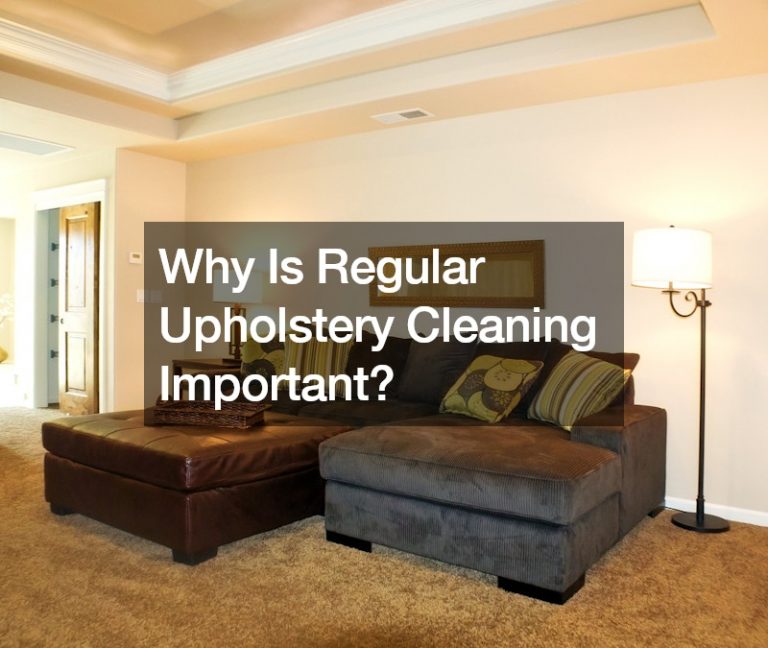 Why Is Regular Upholstery Cleaning Important?