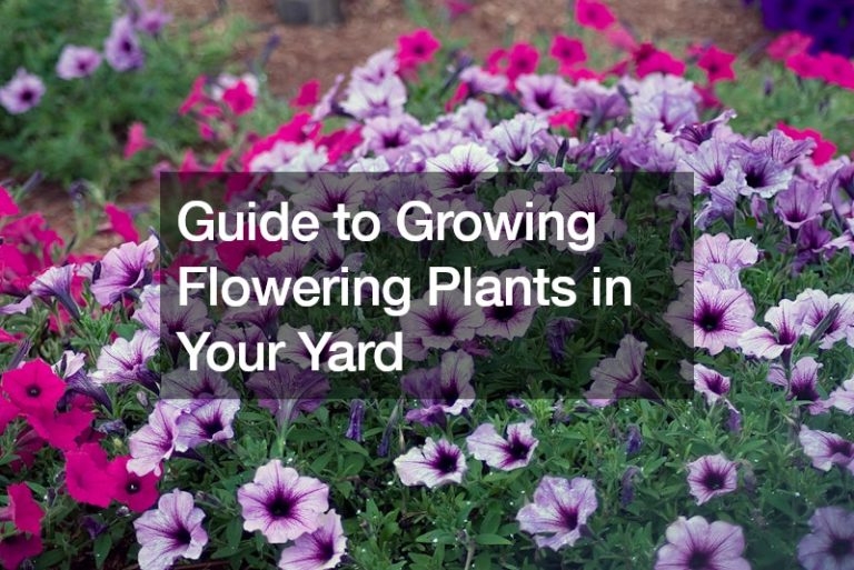 Guide to Growing Flowering Plants in Your Yard
