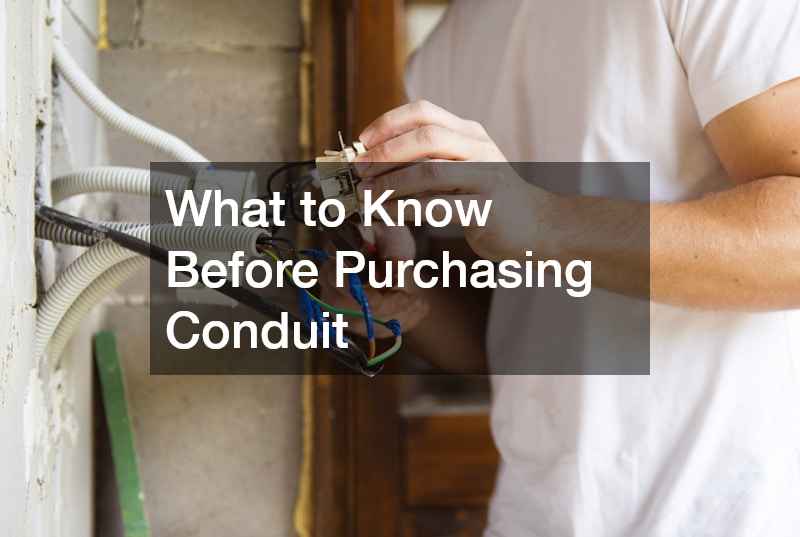 What to Know Before Purchasing Conduit