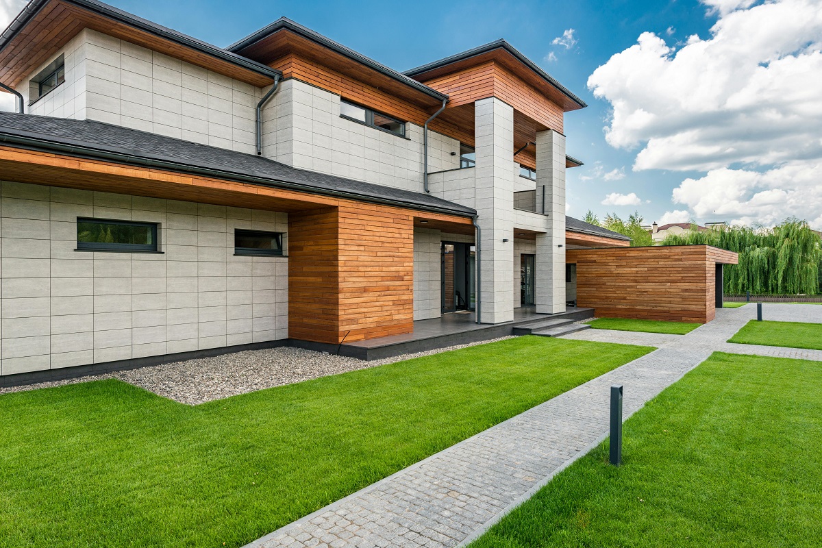 modern house exterior